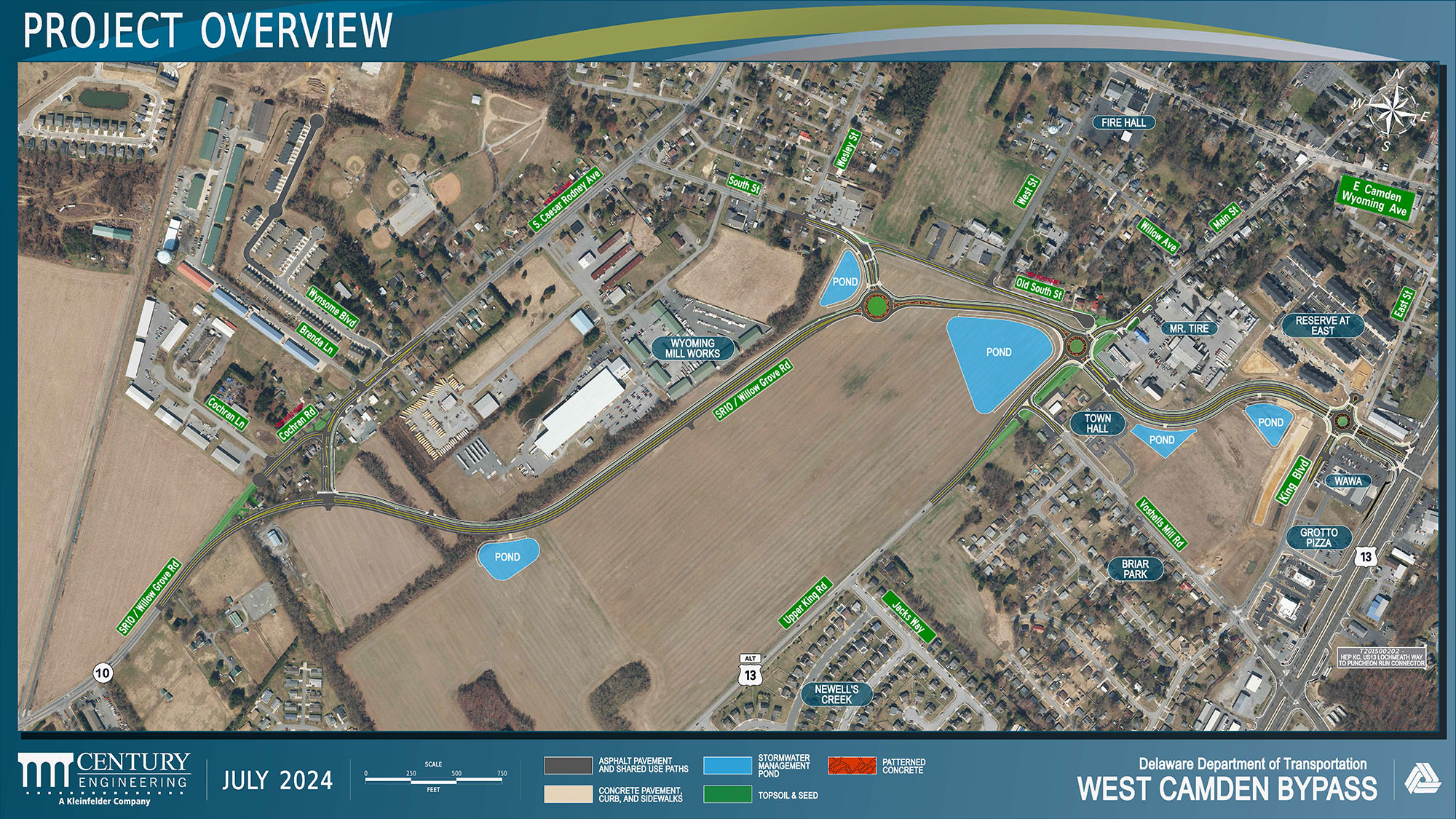 Camden Area Projects Overall Display West