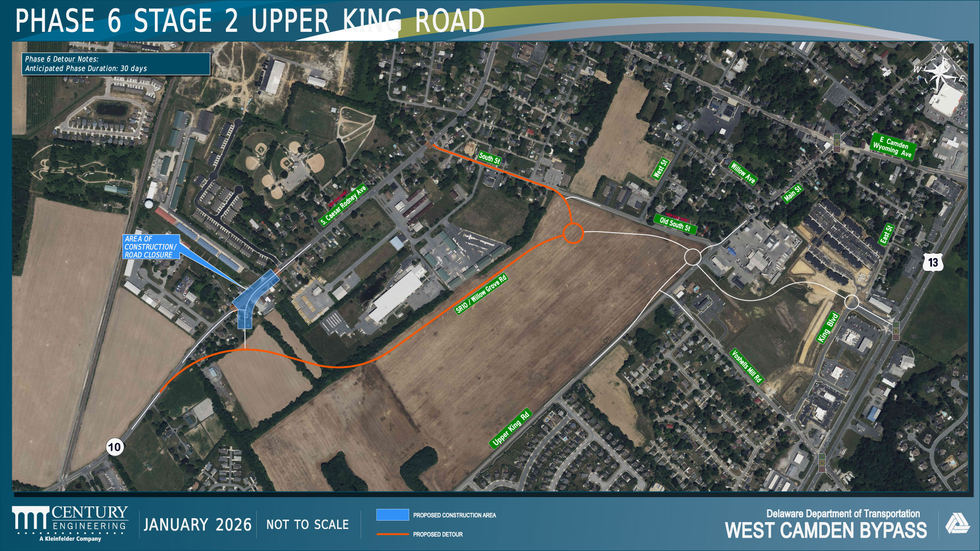 West Camden Bypass Phase 6 detour s2